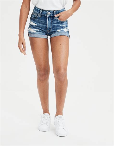 american eagle high waisted shorts